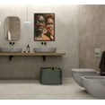 thumbnail image 4 of AEFER Funny African American Bathroom Canvas Wall Art Humor Afrocentric Black Couple Unpleasant Smell Cover Nose Painting Pictures Wall Decor Print Artwork for Home Decor Unframe: 10x8inch(25x20cm), 4 of 6