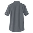 thumbnail image 6 of Yellow Rooster Women's Short Sleeve SuperPro Oxford Shirt Black XS, 6 of 6