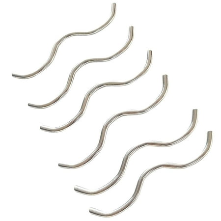 6 Pieces W Shaped Dual Trampoline Springs Hook Trampoline Triangle Buckle Durable Lightweight W Hooks for Kids Trampoline Accessories Indoor