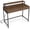 Rustic Brown, variant on Costway Computer Desk with Power Outlets, Compact Office Desk with Removable Monitor Shelf White