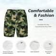 thumbnail image 5 of Balery Camouflage Dinosaur Mens Swim Trunks Swim Shorts for Men Quick Dry Inseam Beach Shorts with Compression Liner Pocket-XX-Large, 5 of 9