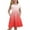 #A29-Red, variant on XADYUY Girls Dresses Size 10-12 Twirly A-Line Short Sleeve Midi Dress Gradient Basic Crew Neck Swing Skirt with Pockets for 4-14t Kids,Blue 3-4 Years