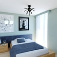 thumbnail image 4 of C0273-Vaxcel-Estelle - 6 Light Semi-Flush Mount In Mid-Century Modern Style-14.5 Inches Tall and 24 Inches Wide, 4 of 10