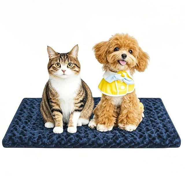 Alfombrilla de cama para perros pequeños, suave y duradera, lavable