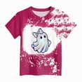 thumbnail image 4 of HCNTES Spooky Season Shirts for Toddler Baby Girls Halloween T-Shirt Ghost Graphic Tees Short Sleeve Tops, 4 of 4