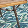 thumbnail image 7 of Kellan Outdoor Rectangular Acacia Wood Coffee Table, Teak, 7 of 7