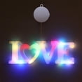 thumbnail image 1 of Luces LED de vidad para Interiores, con , Luz Colgante con Ventosa para , Cumpleaños, Bodas, Decoraciones para Fiestas de vidad, Multicolor Colco Letra de luz, 1 of 8