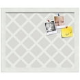 thumbnail image 2 of PinPix 15x12 Custom Cork Bulletin Board Diamond Modern Pattern Grey Poster Board Has a Fabric Style Canvas Finish, Framed in Diamond Modern Pattern Grey, by ArtToFrames (PinPix-1802), 2 of 5