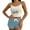Blue, variant on Pajamas for Women Set Cherry Embroidered Soft Sleeveless Tank Top and Shorts Two Piece Outfit