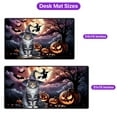 thumbnail image 5 of Spooky Halloween Night Witch Maine Coon Glowing Pumpkins Desk Mat Full Keyboard Mouse Pad Cat Lover Kitten Owner Gifts Large Mousepad - 12015, 5 of 5
