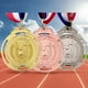 thumbnail image 2 of Medallas Premio Bronce Plata Y Oro Premios 1.º 2.º 3.º 3 Piezas 2 Pulgadas para Eventos Deportivos Competiciones Fiestas, 2 of 9