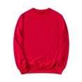 thumbnail image 5 of Lars Amadeus Men's Casual Long Sleeve Solid Color Basic Round Neck Pullover Sweatshirt, 5 of 6