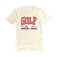 thumbnail image 4 of Red White & Blue Golf Shirt for Men Golf Ball and Stars T-Shirt for Golfer Natural Shirt Adult 2XL, 4 of 5