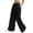 Black, variant on Gubotare Palazzo Pants for Women Womens Linen Wide Leg Pants Casual Loose Drawstring Summer Beach Travel Vacation Wide-Leg Pants with Pockets (Dark Blue,L)