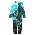 thumbnail image 3 of The Legend of Zelda Hooded Union Suit Pajama Onesie Blanket Sleeper, 3 of 7