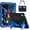Black+blue, variant on REQO Compatible with iPad (A16) 11th/10th Generation 11"/10.9'' 2025/2022 case, Hybrid Shockproof Rugged Case for Kids with Kickstand, Shoulder Strap