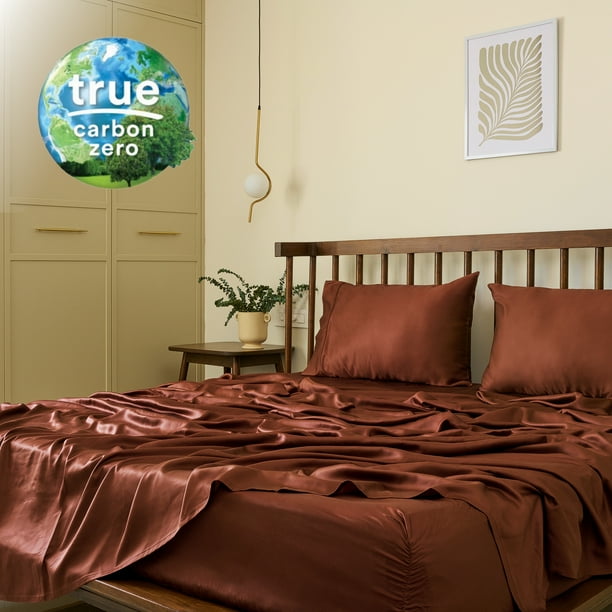 Weddingly Certified 100 Tencel Lyocell Sheets4 piece setSateen Weave