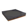 thumbnail image 4 of COVERS&ALL Sandbox Cover 12 Oz Waterproof - Sandpit Cover 100% Weather Resistant with Metal Grommets (Blue, 78" W x 78" D x 8" H), 4 of 7