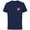 Navy, variant on Mickey Mouse Pumpkin Jack-O’-Lantern Halloween - Short Sleeve Cotton T-Shirt for Adults - Customized-Navy