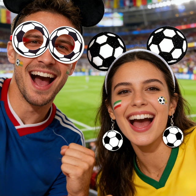Football Themed Decorations Party Headbands Glasses And Photo Set Party Decorations