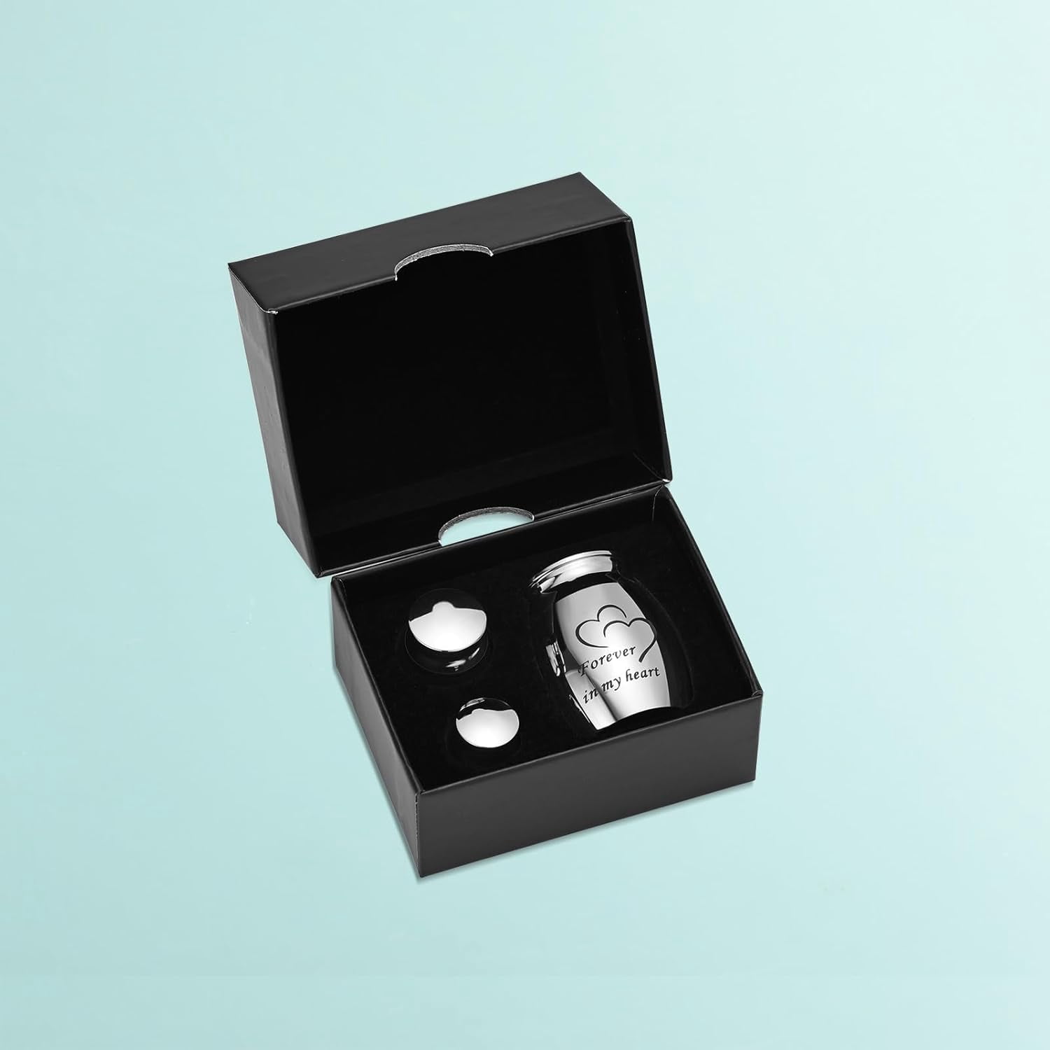 3 Pack Small Urn Set Small Urns Cremation Keepsakes for Ashes- Super Mini Cremation Urns for Human / Pet Stainless Steel Funeral Urn Cremation Urn