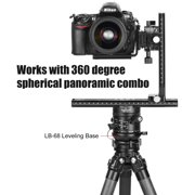 SUNWAYFOTO LB-68 68mm Leveling Base Head for Tripod 22lbs/10kgs Load Capacity