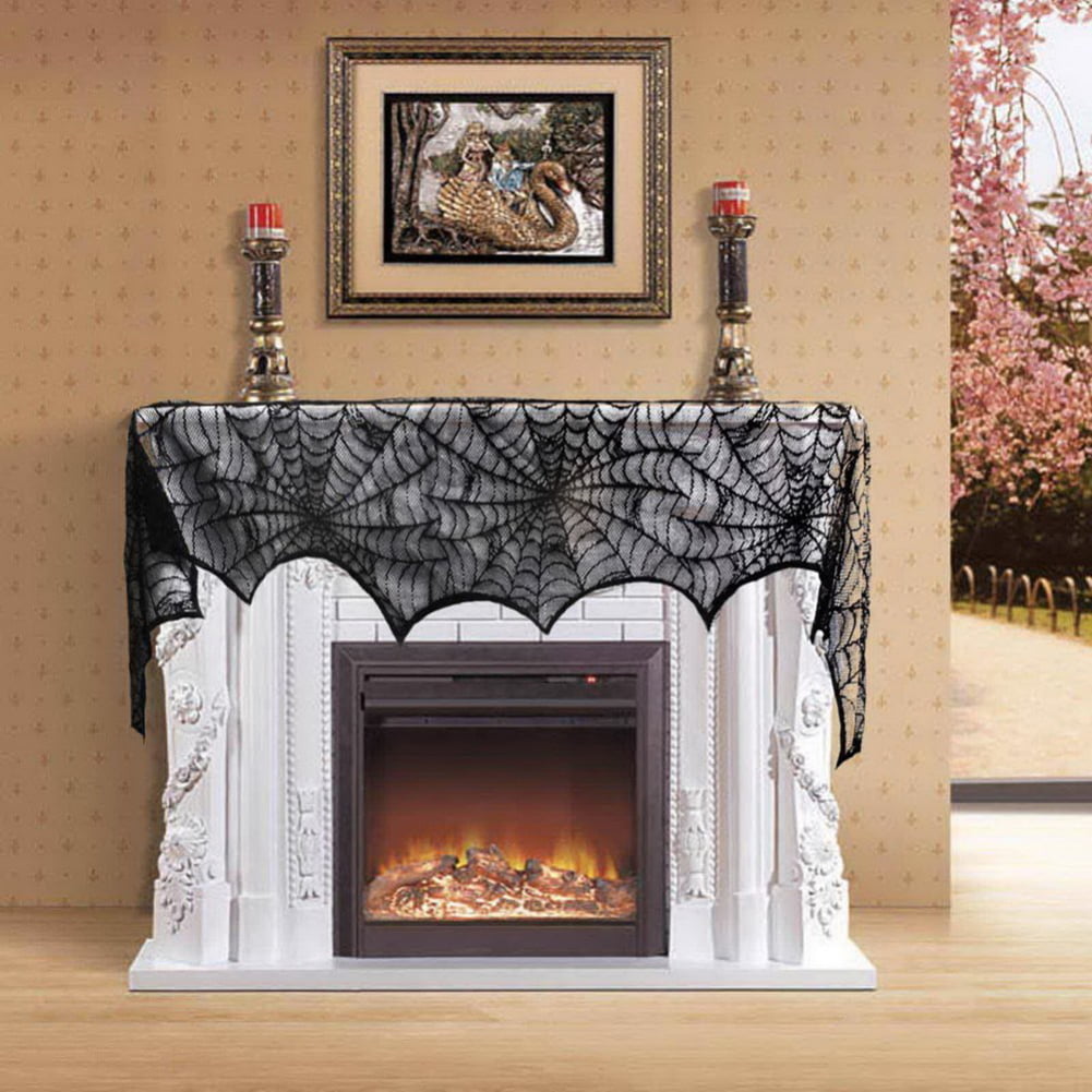 Halloween Decoration Props  Fireplace Scarf  Tablecloth Curtain Table Cover 