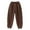 Coffee, variant on Girls Clothes Girls Lined Joggers Winter Warm Thermal Kids Pants Thickened Casual Trousers with Lining for Toddler Girls Boys Outdoor Play