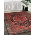 thumbnail image 3 of Ahgly Company Machine Washable Indoor Rectangle Traditional Sienna Brown Area Rugs, 7' x 10', 3 of 7