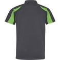 thumbnail image 2 of AWDis Just Cool Mens Short Sleeve Contrast Panel Polo Shirt, 2 of 3