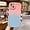 Pink/Blue, variant on Case for iPhone 14 Pro,iPhone 14 Pro Case,Gradient Cute Curly Wave Frame Shape Shockproof Bumper Soft Silicone Protective Phone Case for iPhone 14 Pro,6.1 inch 2022 (Green/Blue)