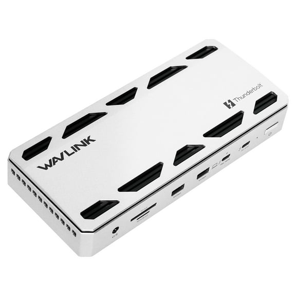 WAVLINK 120Gbps Intel Certified Thunderbolt 5/4 USB Dock, Single or Dual 6K/8K Display Hub, 12-in-1 Laptop Docking Station with 140W Charging for Mac & Windows Laptops