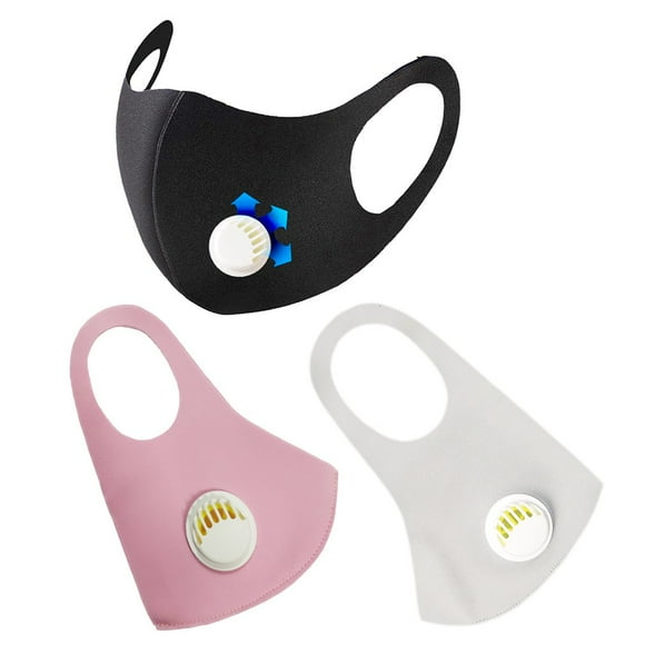 Children'S Masks Anti-Dust Protective Mask Anti-Odor Anti-Spit Mask Anti-Fog Washable Mask With Breathing Valve 1Pcs