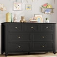 thumbnail image 1 of QinaQin Seven-Drawer Wardrobe Is a Modern, Minimalist Wooden Storage Unit with Gold Handles. It Boasts a Large Capacity and Is Suitable for Use In Closets, Hallways, Living Rooms, and Entryways, 1 of 9