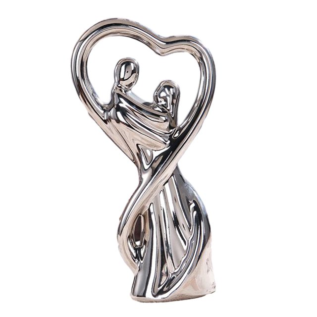 Estatuilla de pareja Colección de estatuas de pareja Escultura de amantes Adorno del día de San Valentín para el día de San Valentín Oficina Niños , argén Macarena Estatua de pareja