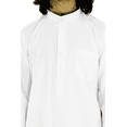 thumbnail image 4 of Hijaz Plain White Kids Thobe Authentic Arab Rode Kaftan for Boys With Pockets-38, 4 of 5