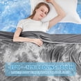 thumbnail image 3 of Teler Cooling Blanket Queen Size, Summer Blankets for Hot Sleepers Night Sweats(90.2"*90.2"), 3 of 9