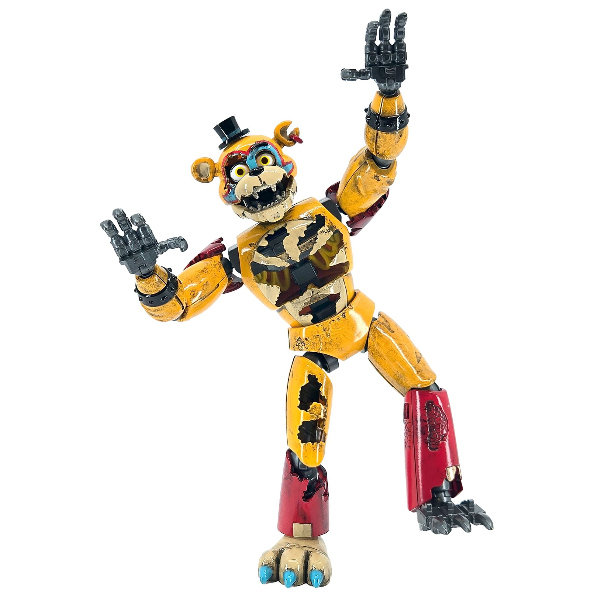 Five Nights At Freddy's 6 inch Endo-Series Collectors Figure - Glamrock Endo with Glamrock Freddy Parts