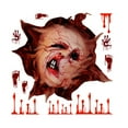 thumbnail image 2 of WREESH Halloween Human Face Blood Handprint Toilet Toilet Cover Horror Wall Sticker, 2 of 5