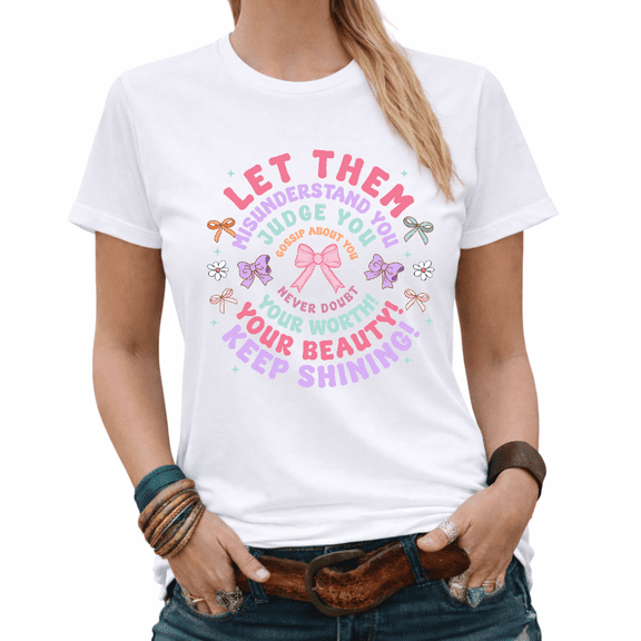 Mental Health Awareness Self Love Graphic Tees Womans Tshirt Tops Black/White S-5XL