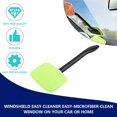 thumbnail image 2 of TOP.H Portable Plastic Windshield Easy Cleaner Easy-microfiber Clean Window On Your Car Or Home Washable Fast Easy Shine Handy, 2 of 11