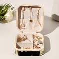 thumbnail image 6 of Tiny Teeth Travel Portable Square Jewelry Boxes Display Case - Travel Organizer for Girls and Women, 6 of 6