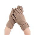 thumbnail image 3 of Gustave Womens Touchscreen Texting Gloves Winter Warm Thermal Fleece Lined Gloves Ladies Girls Windproof Driving Gloves, Khaki, 3 of 8