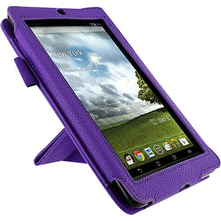 Memo Case - rooCASE Asus MeMO Pad 7 - Origami Dual-View Vegan Leather Case