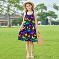 thumbnail image 5 of FAHXNVB Cami Dress for Girls Cute Graphic Print Sleeveless A-Line Swing Casual Dresses Summer Fashion Comfy Beach Dress 4-15 Years, 5 of 8