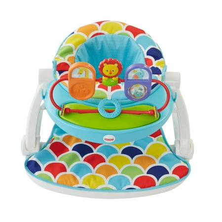 Fisher-Price Deluxe Sit-Me-Up Floor Seat with Toy Tray