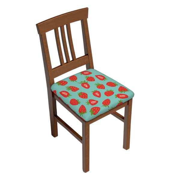 Vsdgher Hand Drawn Strawberry Couch Cushion Covers, Non-Slip Sofa Seat Cushion Slipcovers, Soft Couch Covers（Don't include seat cushion）Two Pieces