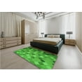 thumbnail image 5 of Ahgly Company Machine Washable Indoor Rectangle Transitional Green Area Rugs, 2' x 3', 5 of 7