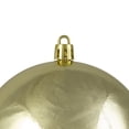 thumbnail image 4 of Northlight Shiny Shatterproof Christmas Ball Ornament - 4" (100mm) - Gold, 4 of 8