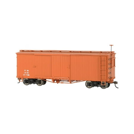 Bachmann, Trains 27098 On30 Scale Wood Boxcar Spectrum(R) Data Only (Mineral Red)